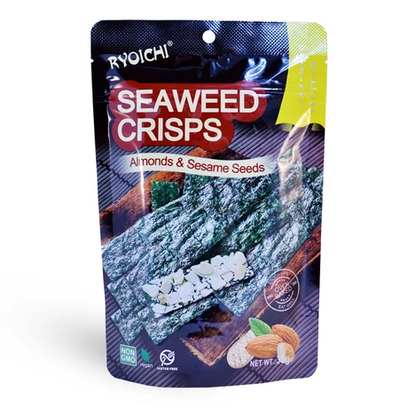 Algalap snack mandulával és szezámmaggal 35g - Bulkshop