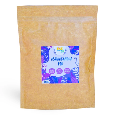Ashwagandha por 100g - bulkshop.hu