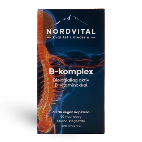 Nordvital B-komplex 60 db vegán kapszula - bulkshop.hu