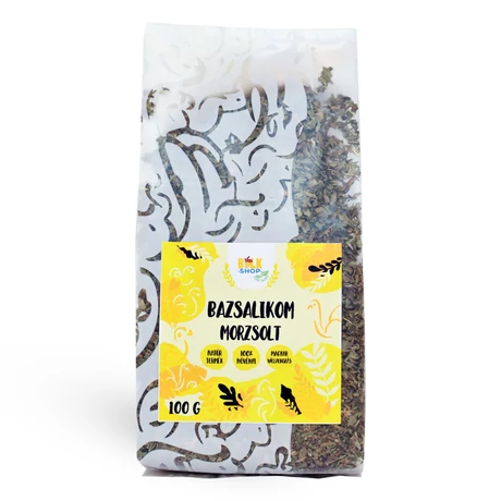 Bazsalikom morzsolt, 100g bulkshop