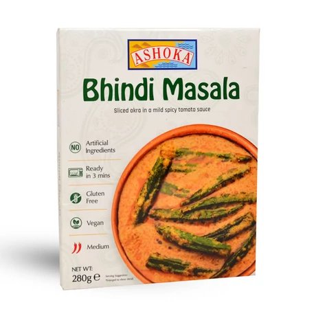 Bhindi Masala, készétel, 280g - Bulkshop