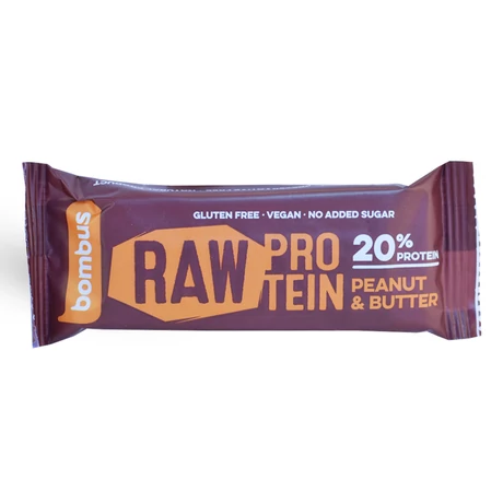 Bombus protein szelet mogyoróvaj ízű 50g - bulkshop.hu