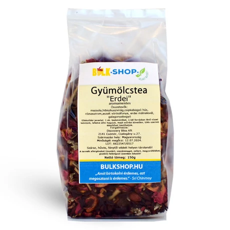 Erdei gyümölcs ízű gyümölcstea 150g - bulkshop