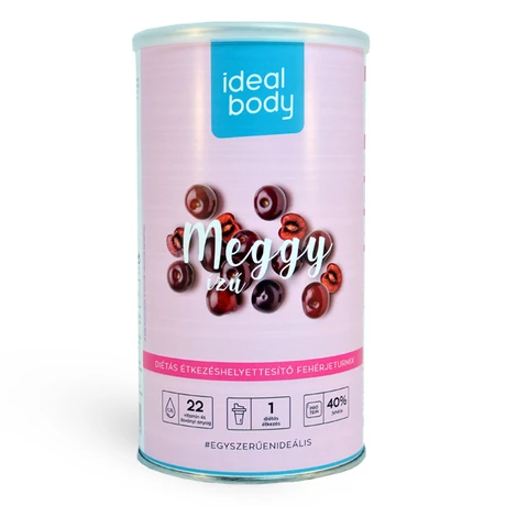 Idealbody fogyókúrás italpor meggy ízű 525g - bulkshop.hu