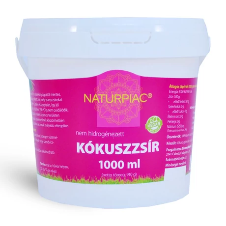 kókuszzsír / kókuszolaj 1 liter bulkshop