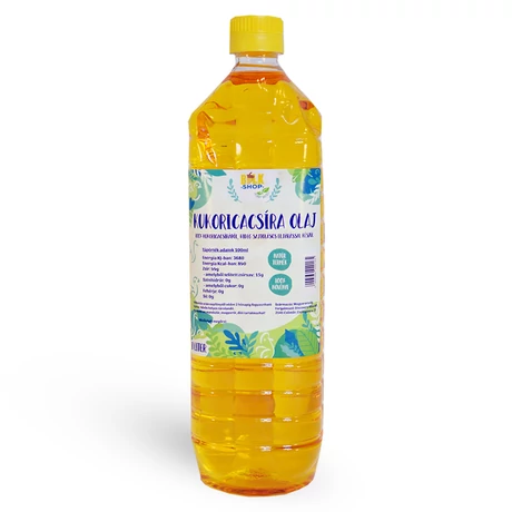 Bulkshop kukoricacsíra olaj 1 liter hidegen sajtolt
