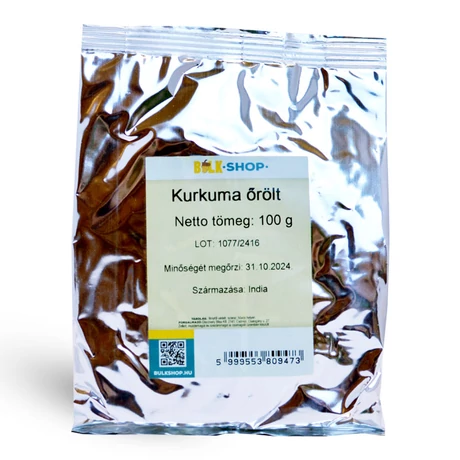 Kurkuma por, 100g - bulkshop