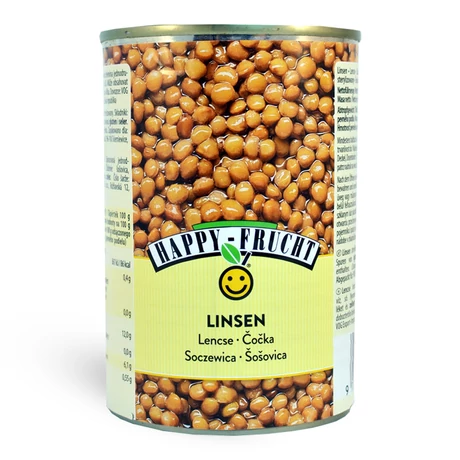 Happy Frucht lencse konzerv 400g - bulkshop.hu