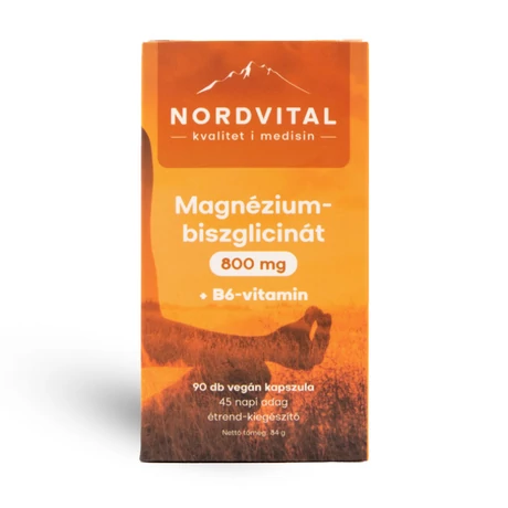 Nordvital Magnézium-biszglicinát 90 db kapszula - bulkshop.hu