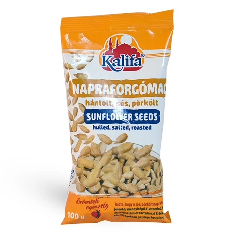 Kalifa hántolt napraforgó sós, pörkölt 100g - bulkshop.hu