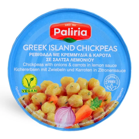 Paliria Greek Islands csicseriborsó hagymával és répával 280g - bulkshop.hu