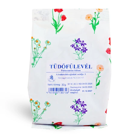 Gyógyfű tüdőfűlevél szálas tea 30g - bulkshop.hu