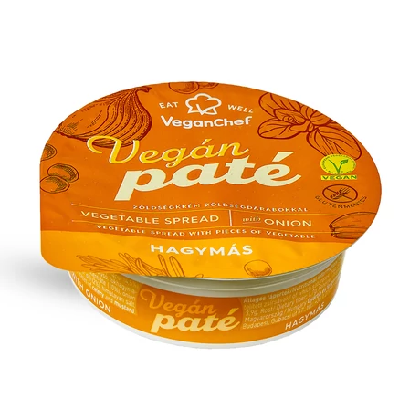 VeganChef vegán paté hagymás 110g - Bulkshop