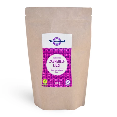 Naturmind gluténmentes zabpehelyliszt 500g - bulkshop.hu