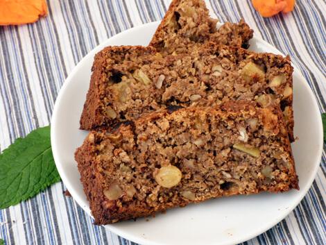 Almás diós zabkenyér recept bulkshop vegán plantbased növényi alapú Almás diós zabkenyér recept bulkshop vegán plantbased növényi alapú