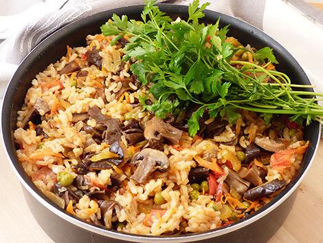 gombás paella recept bulkshop vegán plantbased növényi alapú gombás paella recept bulkshop vegán plantbased növényi alapú