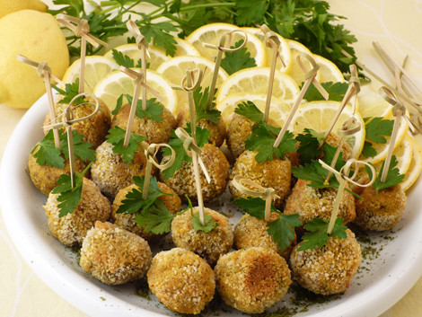 Halétel helyett - Algaízesítésű banánvirág falatok recept Halétel helyett - Algaízesítésű banánvirág falatok recept