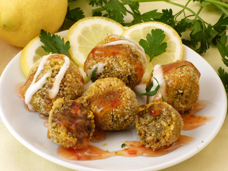 Halétel helyett - Algaízesítésű banánvirág falatok recept Halétel helyett - Algaízesítésű banánvirág falatok recept