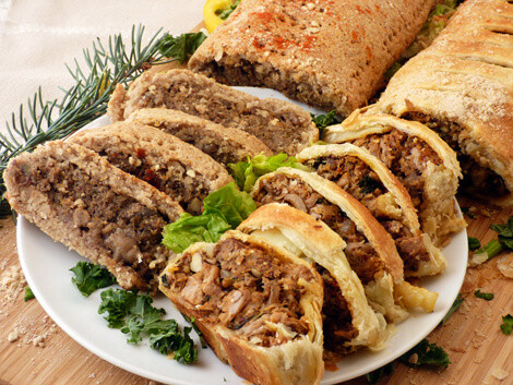 wellington jackfruittal és gombás lencsével recept wellington jackfruittal és gombás lencsével recept