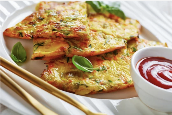 vegán rántotta csicseriborsóból