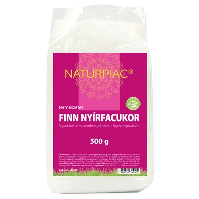 Finn nyírfacukor 500g NaturPiac - Bulkshop.hu