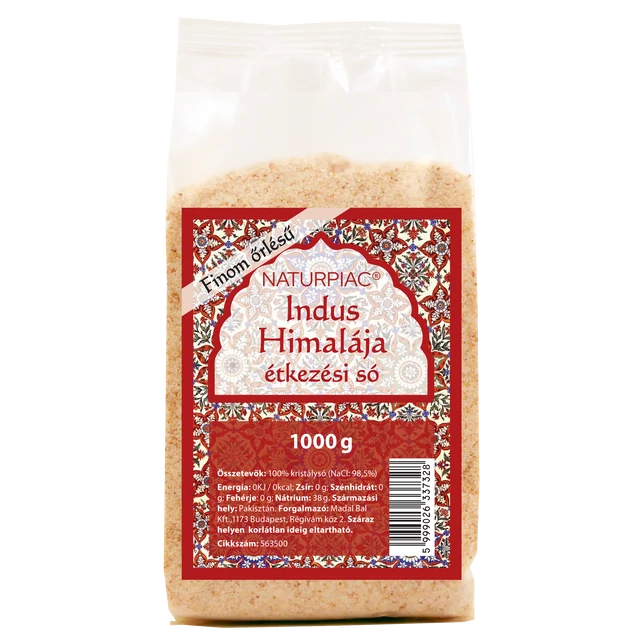 Himalája só 1kg, étkezési, finom őrlésű