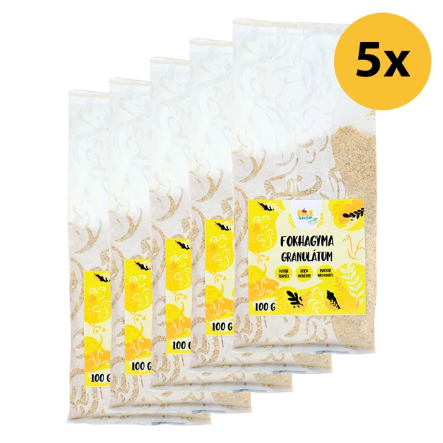 Fokhagyma granulátum 500g - bulkshop.hu