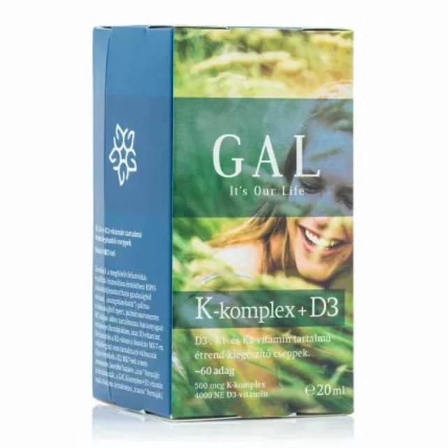 Gal k-komplex+d3-vitamin cseppek 20ml - bulkshop