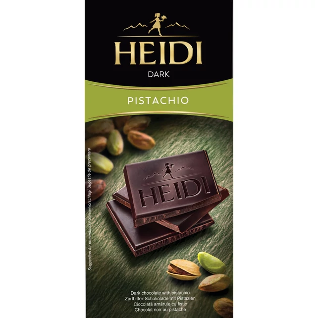 Heidi Dark Pisztáciás étcsokoládé 80g