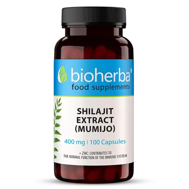 Bioherba Shilajit Múmijó kapszula 100db, 400mg - bulkshop.hu
