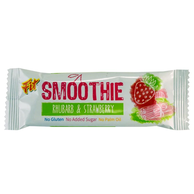 Fit Smoothie szelet eper-rebarbara, 32g