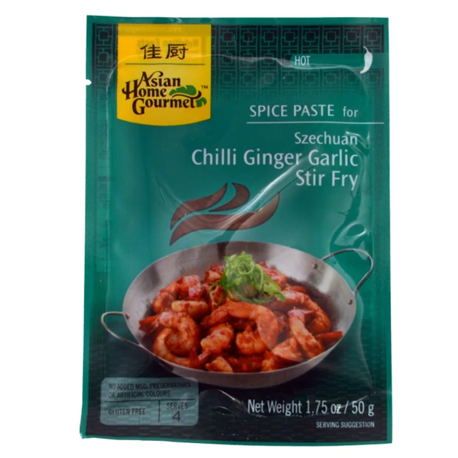 Asian Home Gourmet Szecsuáni fűszer paszta (chili-gyömbér-fokhagyma) 50g