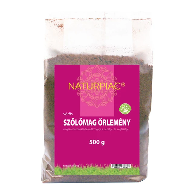 NaturPiac Vörös szőlőmag őrlemény 500g - bulkshop.hu