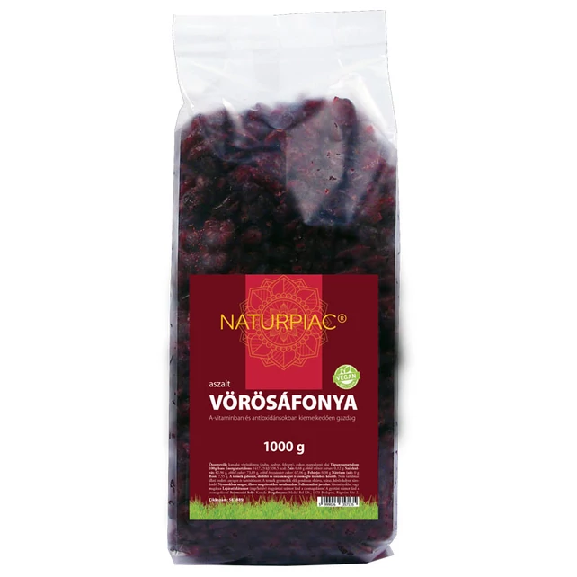 Aszalt Vörösáfonya 1000g NaturPiac - Bulkshop