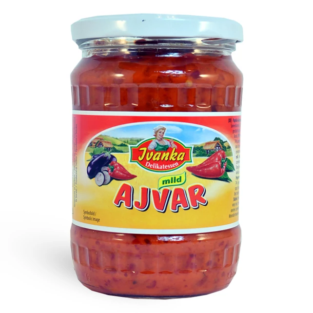 Ivanka ajvár enyhén csípős 540g - bulkshop.hu