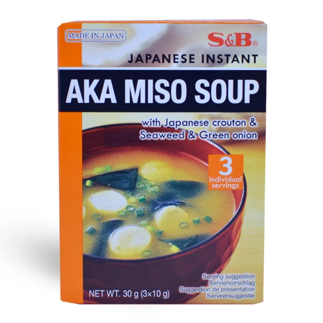 S&B instant vörös miso leves 30g