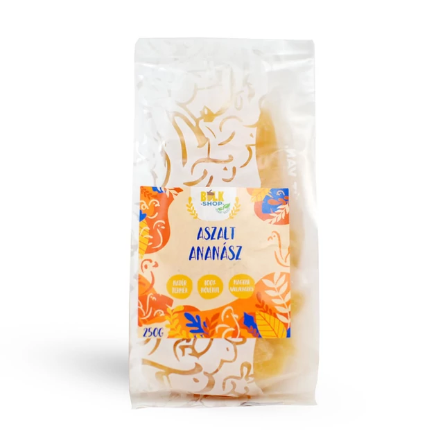 Bulkshop aszalt ananász 250g