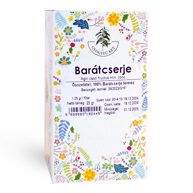 Gyógyfű barátcserje termés tea 20 filter