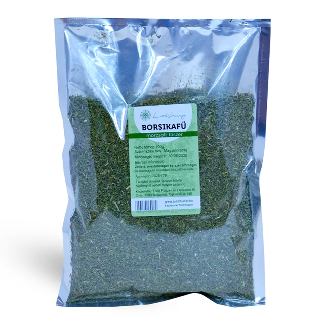Lakshmy borsikafű morzsolt 100g - bulkshop.hu