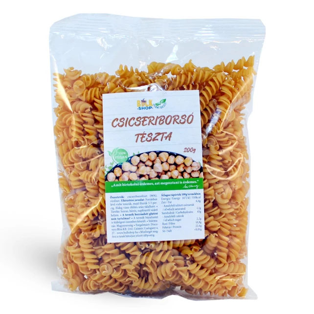 Csicseriborsó tészta, orsó 200g