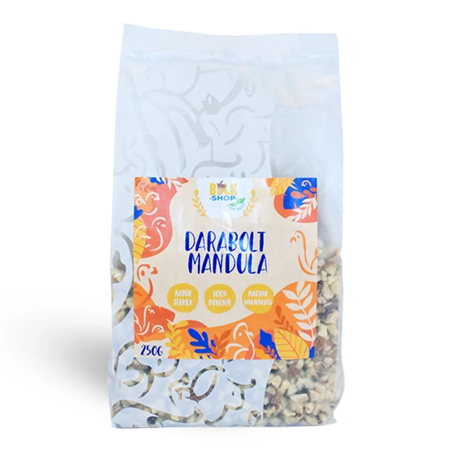 Bulkshop darabolt mandula 250g - bulkshop.hu