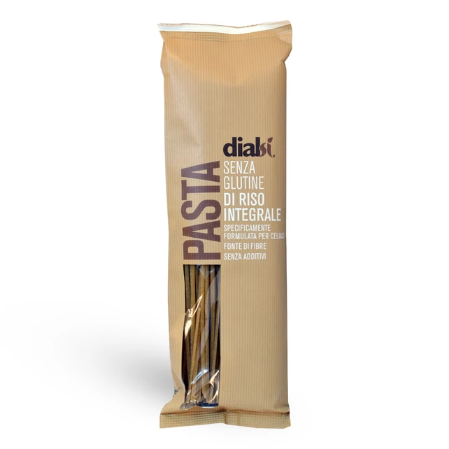 Dialsi barnarizs tészta gluténmentes hosszúmetélt (linguine) 400g - bulkshop.hu