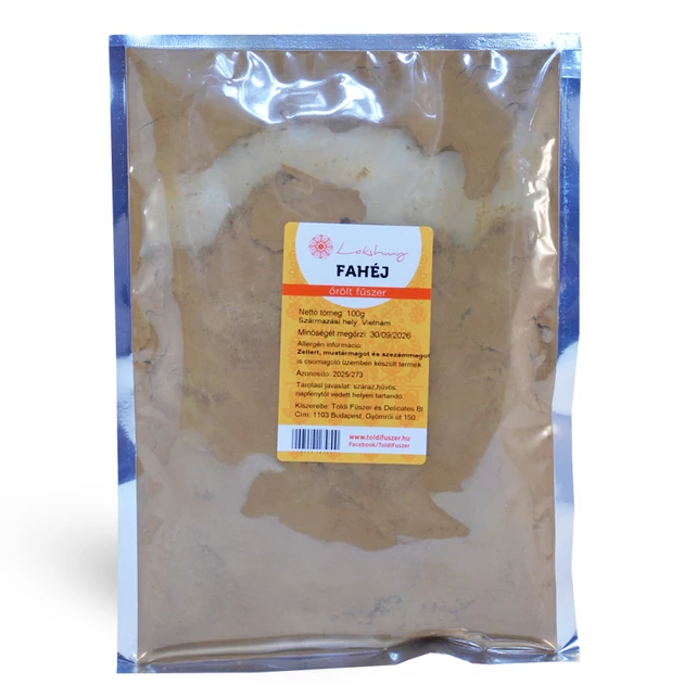 Fahéj őrölt, 100g - bulkshop