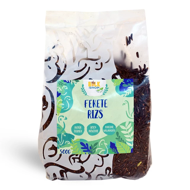 Bulkshop fekete rizs 500g - bulkshop.hu