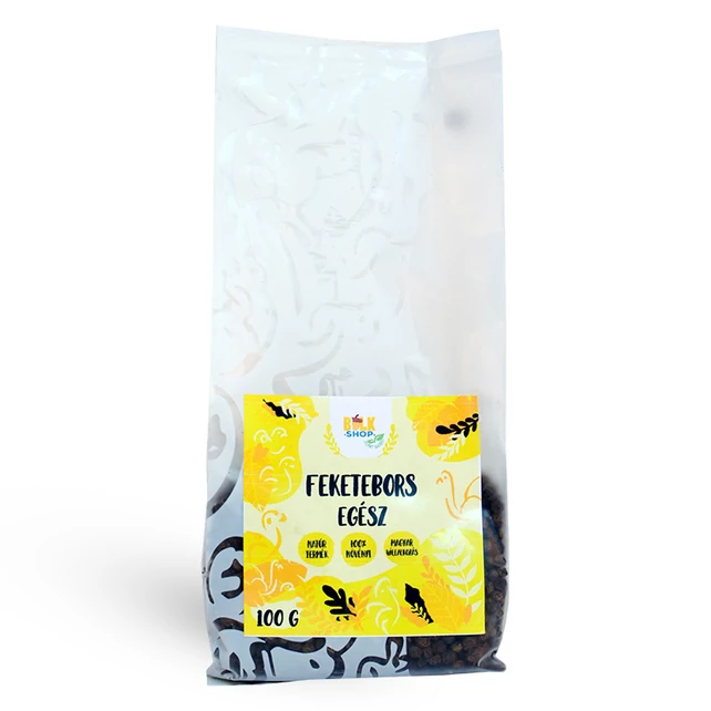 Bulkshop feketebors egész 100g - bulkshop.hu