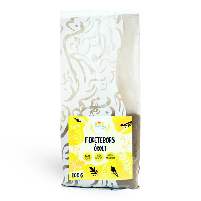 Feketebors őrölt, 100g - bulkshop.hu