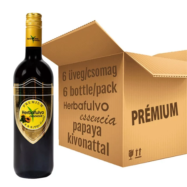Herbafulvo essencia Prémium papaya kivonattal 750 ml 6db-os csomagolással - bulkshop