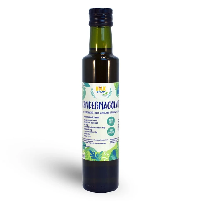 kendermag olaj 250ml, hidegen sajtolt bulkshop