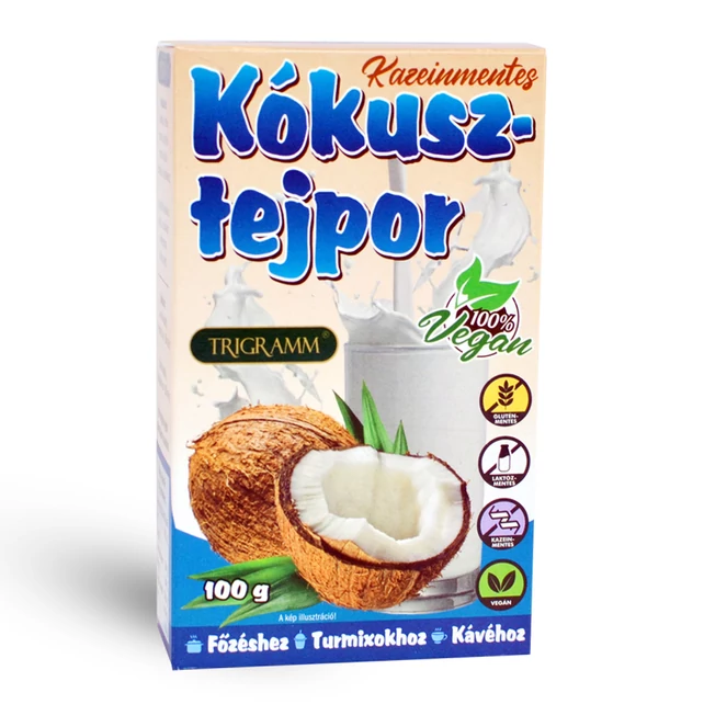 Kókusztejpor, Trigramm 100g - bulkshop.hu