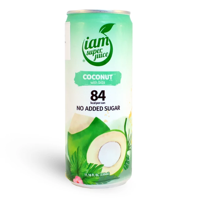 Kókuszvíz 330ml, IAM juice - bulkshop.hu